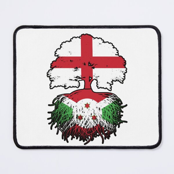 Item preview, Burundi Burundian English England Tree Roots Flag designed and sold by FlagX.