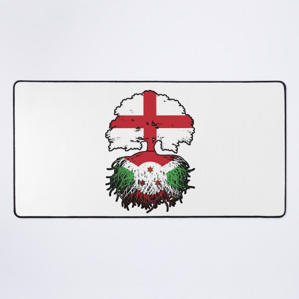 Item preview, Burundi Burundian English England Tree Roots Flag designed and sold by FlagX.