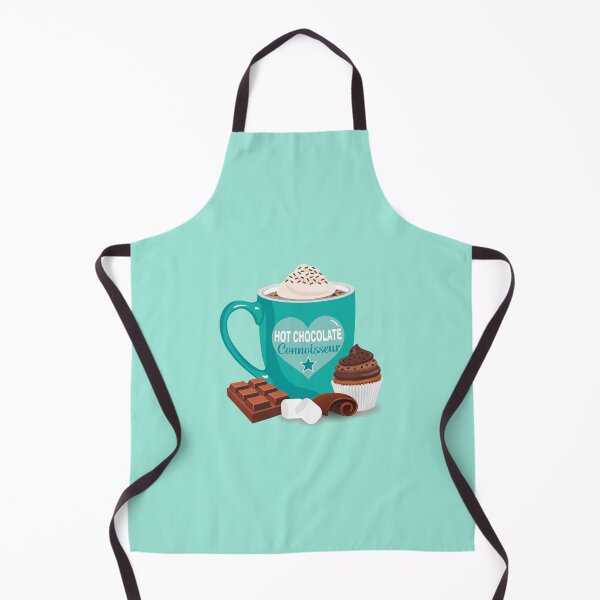 Item preview, Hot chocolate connoisseur with whipped cream AQUA designed and sold by StellarFX.