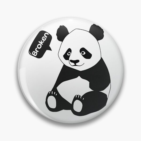 Item preview, Sad Panda with Broken Heart Classic T-Shirt designed and sold by HobsS.