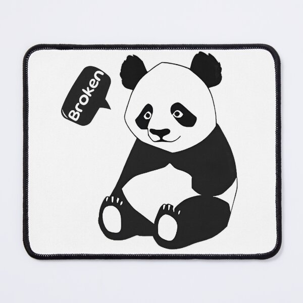 Item preview, Sad Panda with Broken Heart Classic T-Shirt designed and sold by HobsS.
