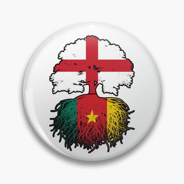 Item preview, Cameroon Cameroonian English England Tree Roots Flag designed and sold by FlagX.