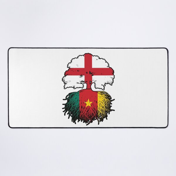 Item preview, Cameroon Cameroonian English England Tree Roots Flag designed and sold by FlagX.