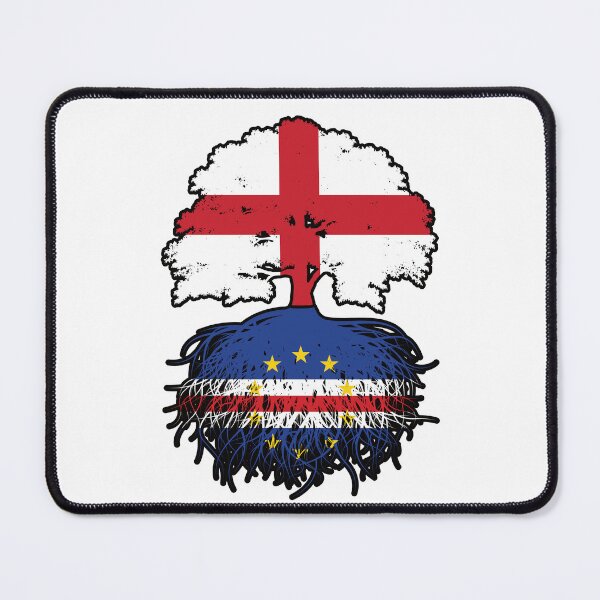 Item preview, Cabo Verde Cabo Verdean English England Tree Roots Flag designed and sold by FlagX.