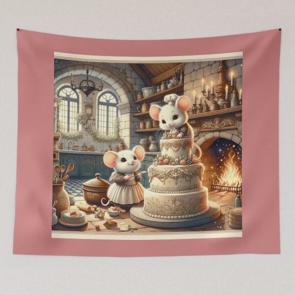 Item preview, Baking Delight in the Mouse Kitchen designed and sold by LegademaArt.