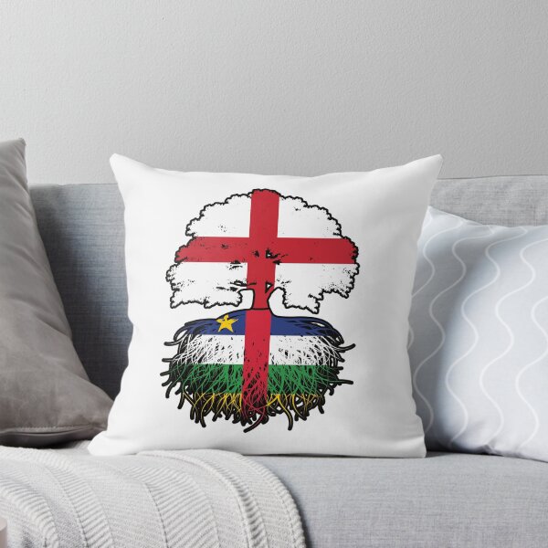 Item preview, Central African Republic Central African English England Tree Roots Flag designed and sold by FlagX.