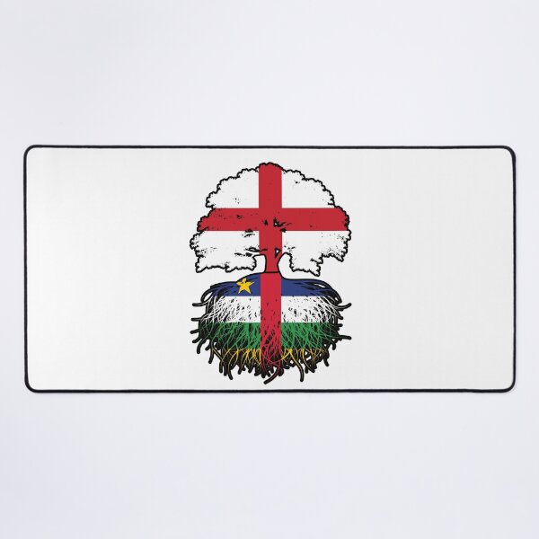 Item preview, Central African Republic Central African English England Tree Roots Flag designed and sold by FlagX.
