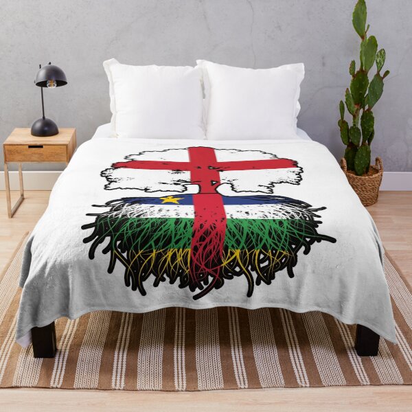 Item preview, Central African Republic Central African English England Tree Roots Flag designed and sold by FlagX.