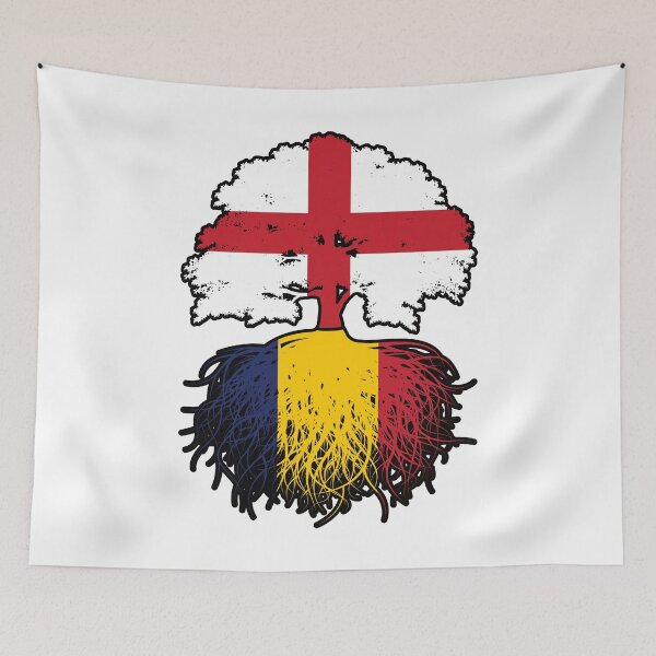 Item preview, Chad Chadian English England Tree Roots Flag designed and sold by FlagX.
