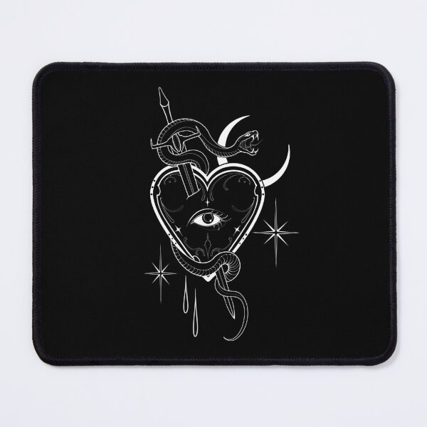 Item preview, Heart with snake and dagger designed and sold by BlackAcidArt.