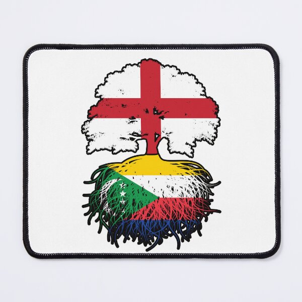Item preview, Comoros Comorian English England Tree Roots Flag designed and sold by FlagX.