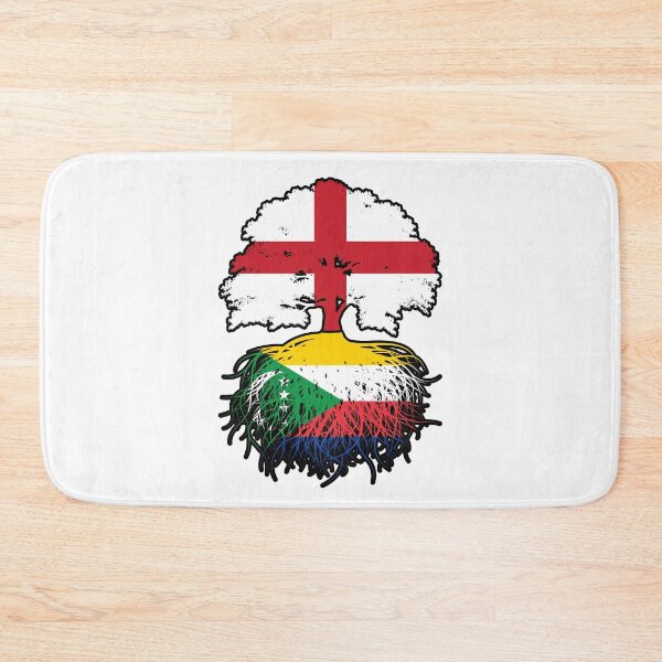 Item preview, Comoros Comorian English England Tree Roots Flag designed and sold by FlagX.