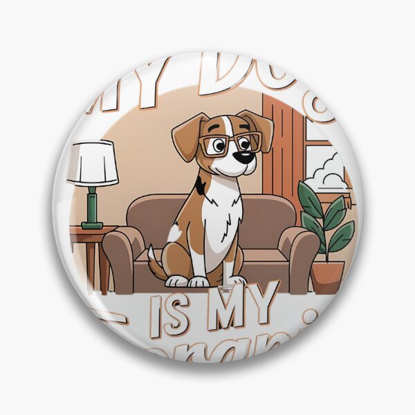 Item preview, Mi perro es mi terapeuta designed and sold by AMD5star.