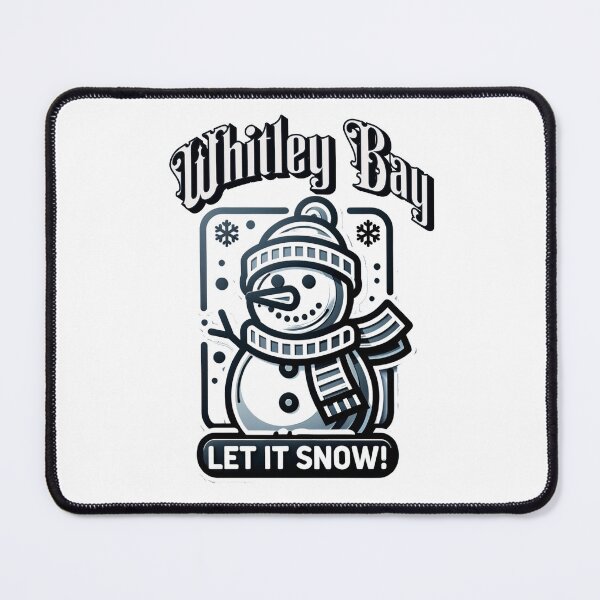 Item preview, Whitley Bay Snowman Let It Snow designed and sold by MerchByCraig.
