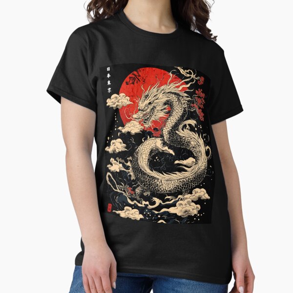 Item preview, Japanese Aesthetic Dragon Tokyo Japan  designed and sold by HIDEOUTTOKYO.