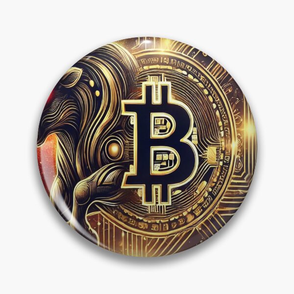 Item preview, Bitcoin Bull & Blockchain Universe - Futuristic Crypto Ar designed and sold by photoparadise22.