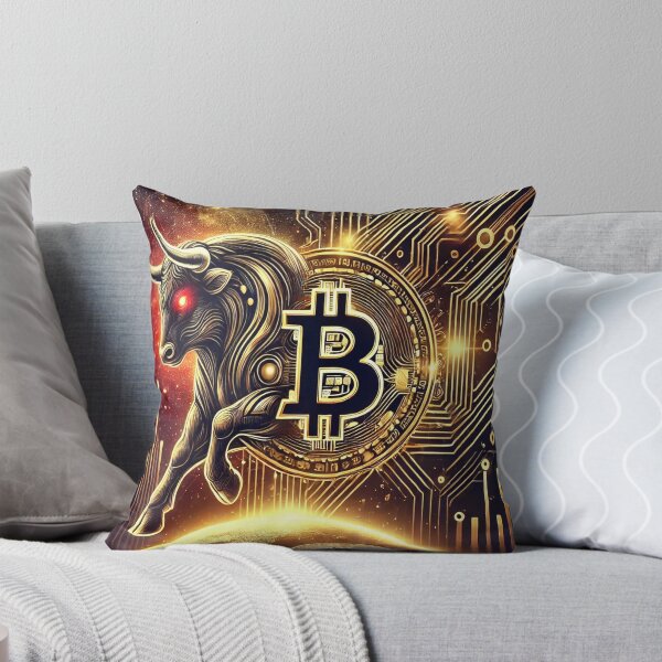 Item preview, Bitcoin Bull & Blockchain Universe - Futuristic Crypto Ar designed and sold by photoparadise22.