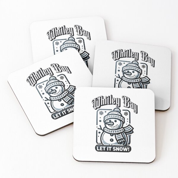 Item preview, Whitley Bay Snowman Let It Snow designed and sold by MerchByCraig.