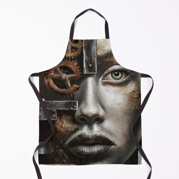 Item preview, Steampunk Cybernetic Portrait Art designed and sold by ZetaDream.