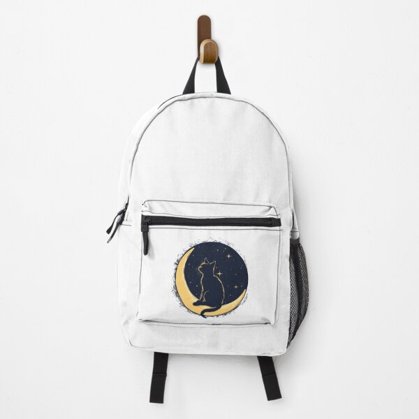 Item preview, Cat Silhouette on a Crescent Moon designed and sold by Enea Kelo.