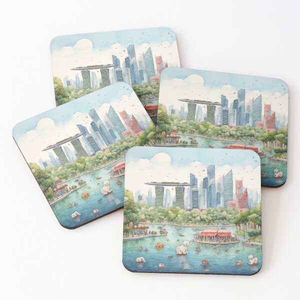 Item preview, Merlion Marina Bay Architecture #2 designed and sold by Anuchartl.