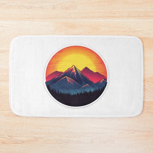 Item preview, Vibrant Sunrise Over Mountains designed and sold by Enea Kelo.