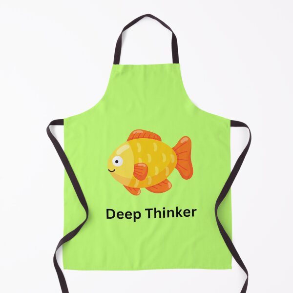 Item preview, Deep Thinker Fish designed and sold by alikelystory.