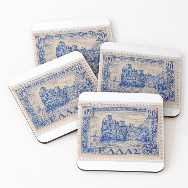 Item preview, Greek Island Stamp designed and sold by rogerstrawberry.