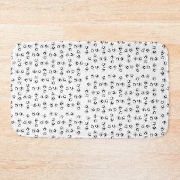 Item preview, Little cute creatures hand drawn illustration motif pattern designed and sold by DFLC Prints.