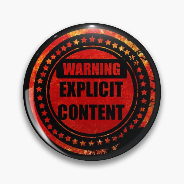 Item preview, Content Warning designed and sold by Angry Swan Designs.
