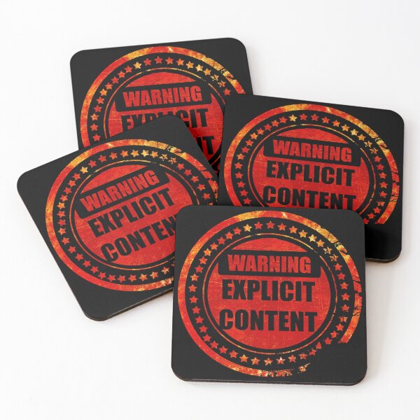 Item preview, Content Warning designed and sold by Angry Swan Designs.