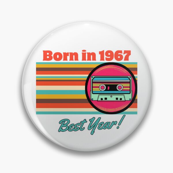 Item preview, Born in 1967 in red designed and sold by ColorfulVertigo.