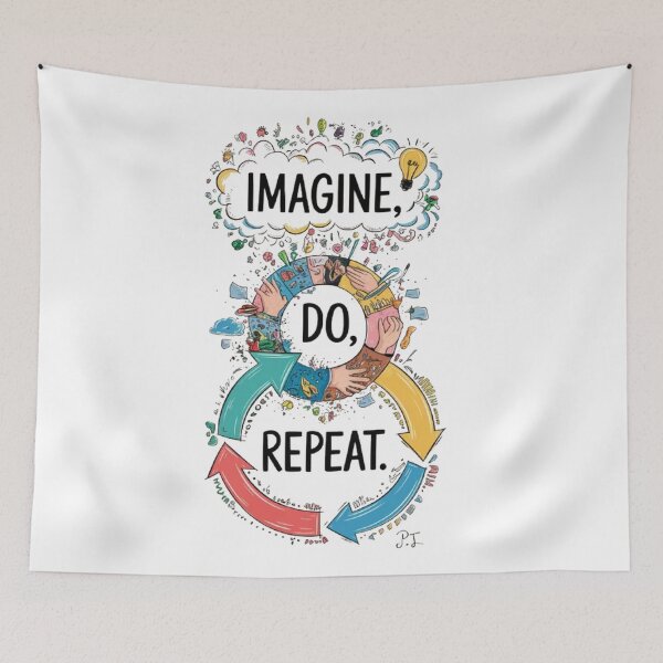 Item preview, Imagine, Do, Repeat: A Creative Journey of Endless Possibilities designed and sold by SztylishDesigns.