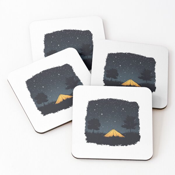 Item preview, Camping Tent Under a Starry Sky designed and sold by Enea Kelo.