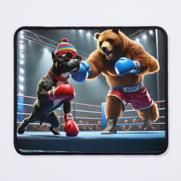 Item preview, Angry Bulldogs and Bear Boxer Fight, designed and sold by Dan9010.