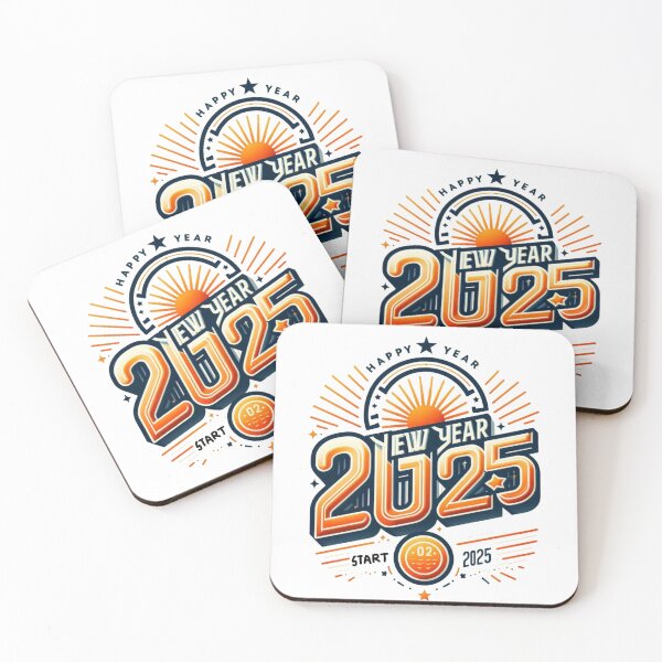 Item preview, Happy New year 2025 typography designed and sold by Kalpa.