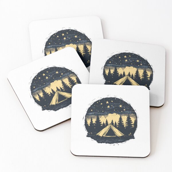 Item preview, Camping Tent Under a Starry Sky designed and sold by Enea Kelo.