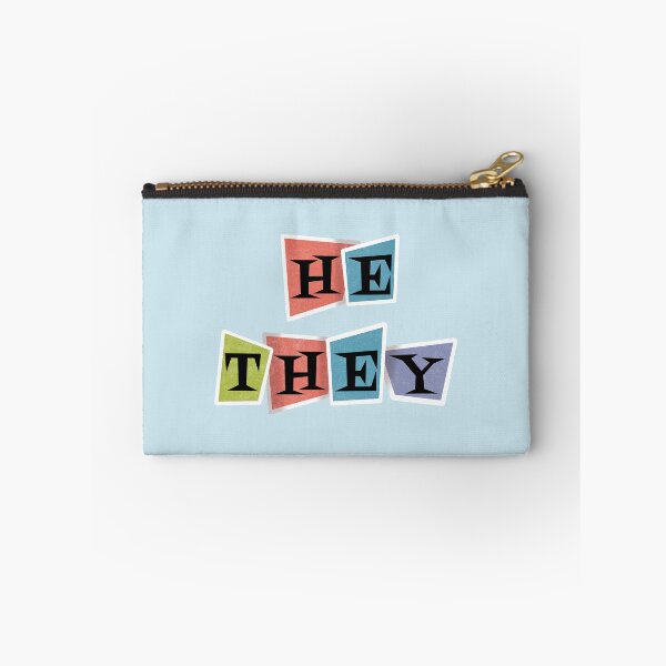 Item preview, Retro Pronouns He/They designed and sold by AstralAbraxas.