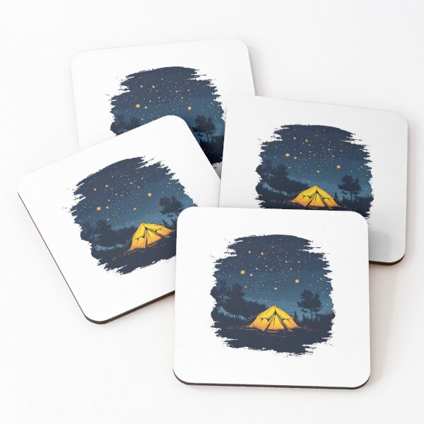 Item preview, Camping Tent Under a Starry Sky designed and sold by Enea Kelo.