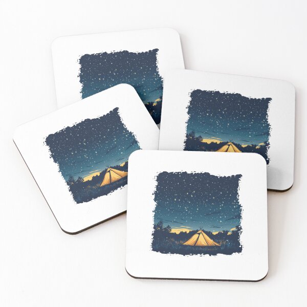 Item preview, Camping Tent Under a Starry Sky designed and sold by Enea Kelo.