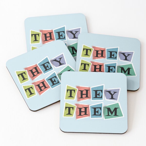 Item preview, Retro Pronouns They/Them designed and sold by AstralAbraxas.