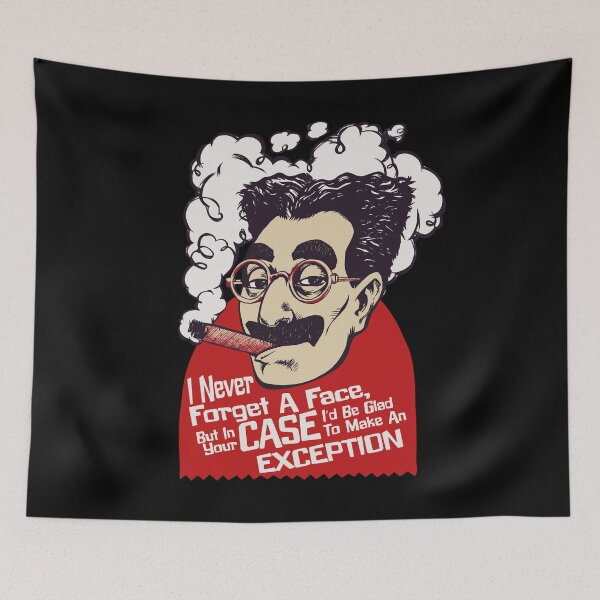 Item preview, Groucho Marx - I never forget a face designed and sold by 11UponaTime.