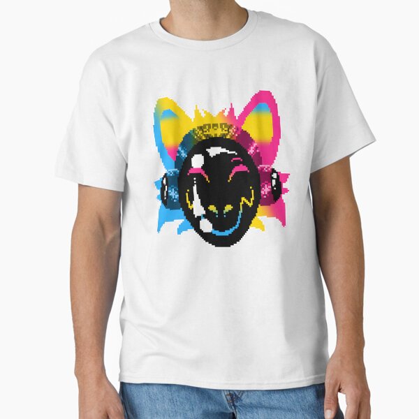 Item preview, Pansexual Protogen Pixel Pride LGBTQIA Furry Fursona Robot Fursuit Con Gay Helmet Suiter designed and sold by cutefurryworks.