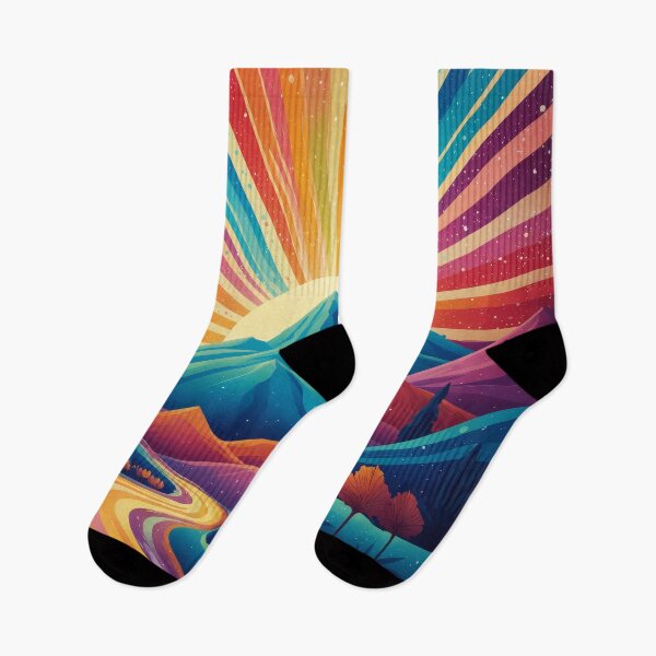 Item preview, Rainbow Road to the Sunlit Peaks designed and sold by REPTISLAV.