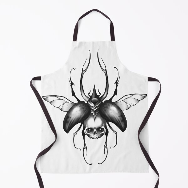 Item preview, Dark scarab beetle with skull designed and sold by BlackAcidArt.
