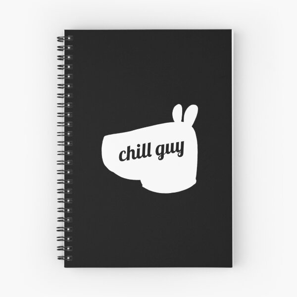 Item preview, Meme de Chill Guy con cabeza de perro en blanco y negro versión 2 designed and sold by Denis Epanov.