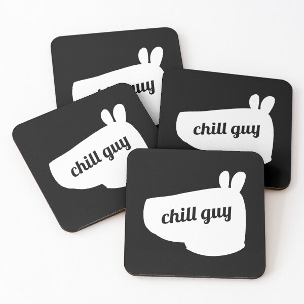 Item preview, Chill Guy Meme Dog Head in Black&White ver2 designed and sold by Denis Epanov.