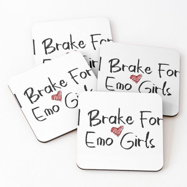 Item preview, I Brake For Emo Girls  designed and sold by zombiemama.