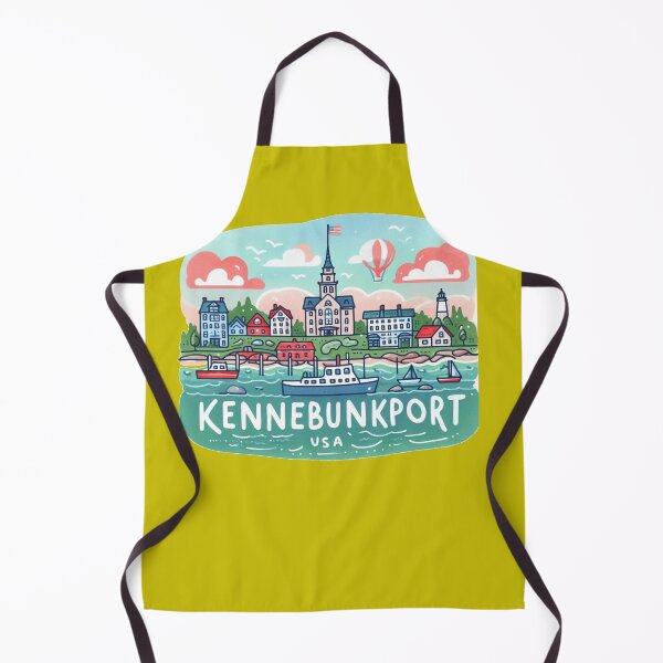 Item preview, Kennebunkport USA Minimalist Watercolor Sticker Design, designed and sold by PaintMeWorld.