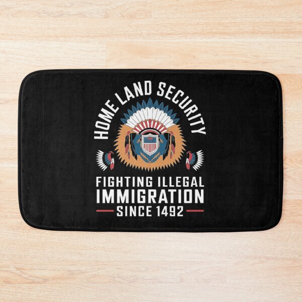 Item preview, Homeland Security: Fighting Illegal Immigration Since 1492 – Native Headdress Artwork designed and sold by love3617.